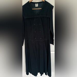 Cottagecore Vintage LAURA ASHLEY 1980’s Corduroy Dress